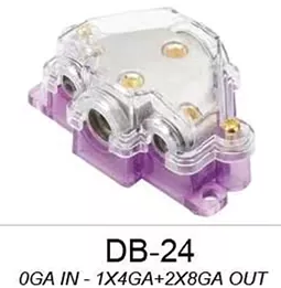 1 In 3 Out Low-Profile Triple-port RV Audio Power Splitter