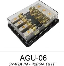 High Current Multi-channel Car Marine Audio AGU Fuse Holder